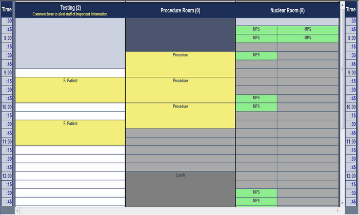 00087 daily schedule