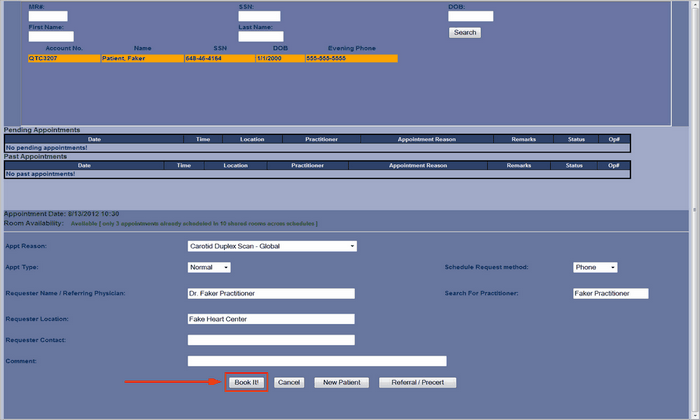 00131 new appt confirm screen