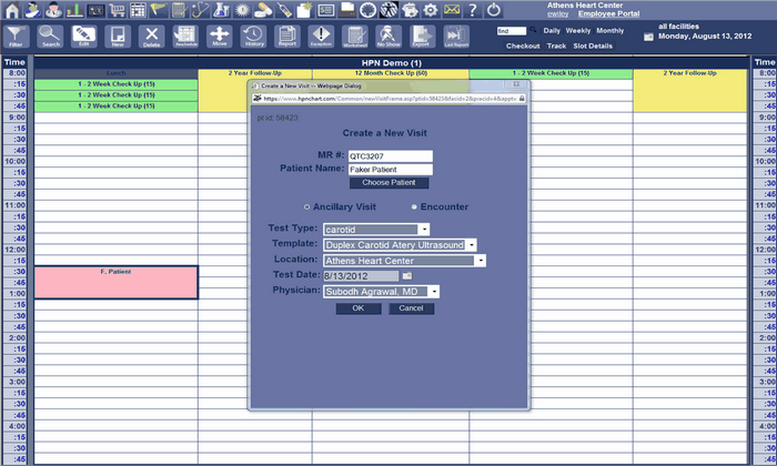 00155 worksheet check in screen