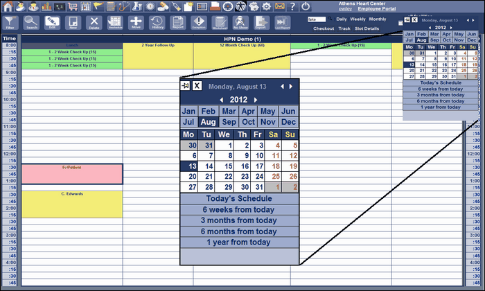 00172 schedule calendar