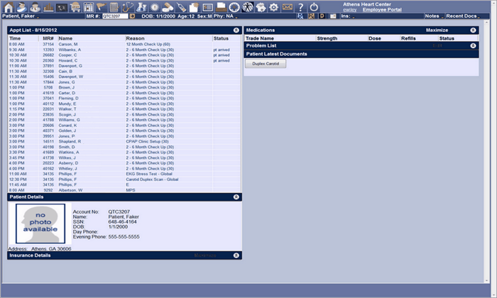 00185 patient dashboard