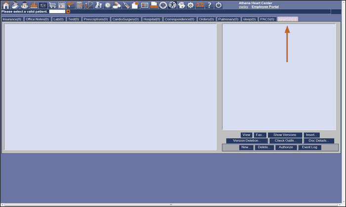 00198 patient chart tab addition