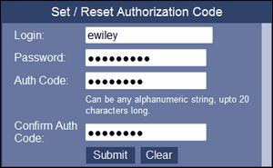 00212 reset auth code