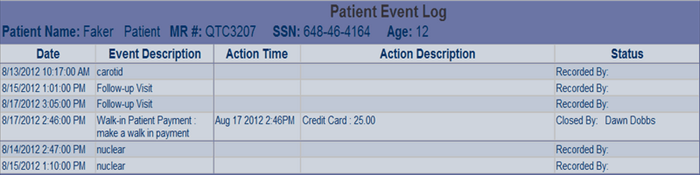 00233 recent docs event log