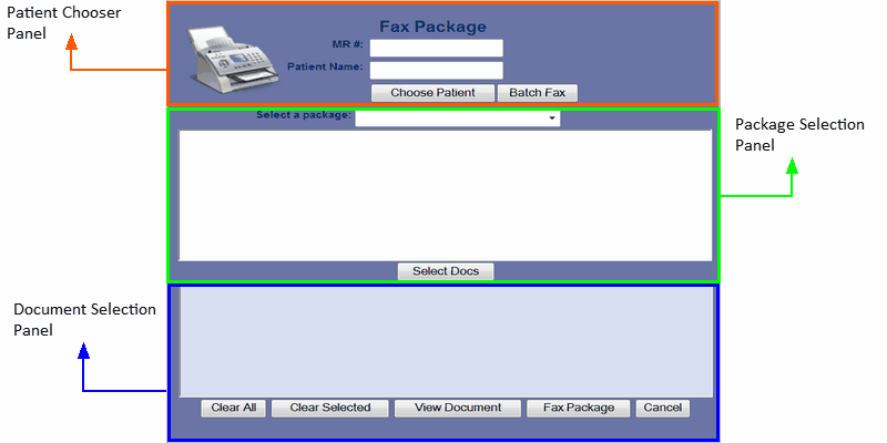 00247 fax package home screen