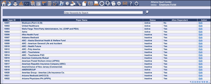 00256 eligibility payer list