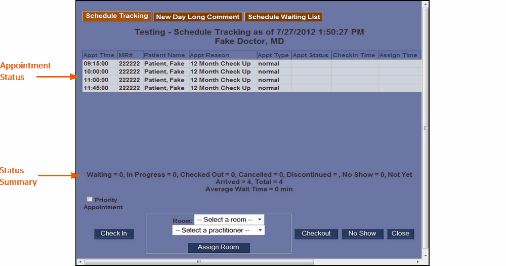 00416 schedule tracking explanation