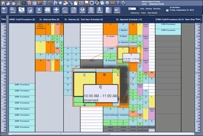 00422 open slot on the schedule