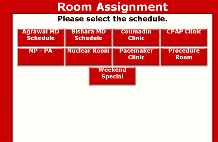 00432 clinical workflow room assignment